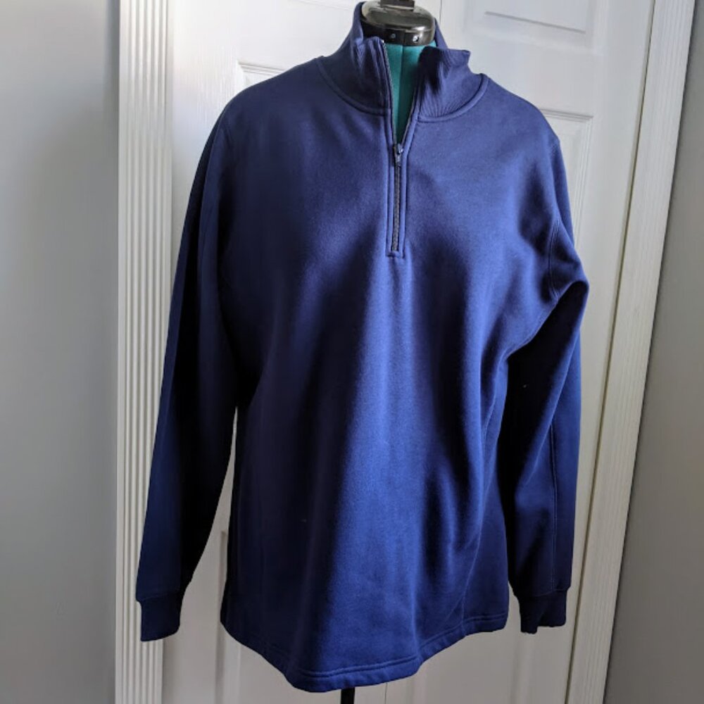 Ladies 1/4 zip sweatshirt
